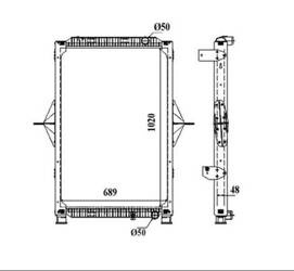CHLODNICA WODY RVI MAGNUM DXI12 04-