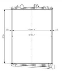 CHLODNICA WODY DAF CF65/CF75/CF85 01.00-