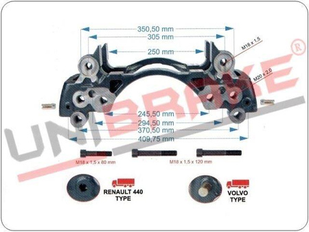 WSPORNIK ZACISKU HAM.RVI/VOLVO