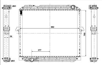 CHLODNICA WODY MB ACTROS MP4 07.11-