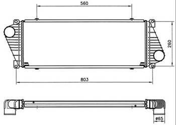 CHLODNICA POWIETRZA MB SPRINTER 02.95-
