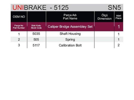 KPL.NAPR.ZACISKU HAM.KNORR SL7,SM7