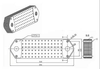 CHLODNICA OLEJU SCANIA 4 7-ZEBER