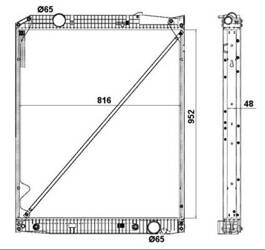 CHLODNICA WODY MB ACTROS 04.96-