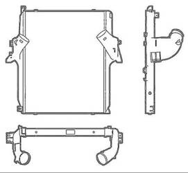 CHLODNICA POWIETRZA MB ACTROS MP2/MP3
