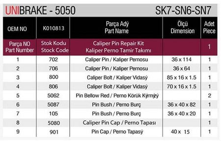 KPL.NAPR.ZACISKU HAM.KNORR SB6/SB7