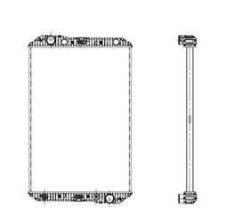 CHLODNICA WODY MB AXOR 01.02- OM457