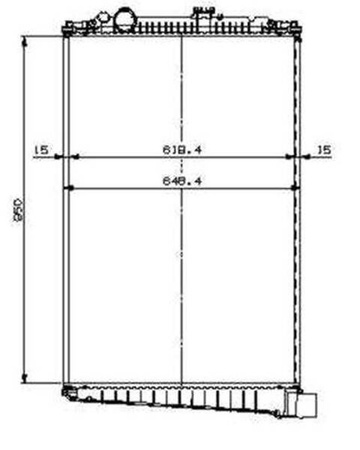 CHLODNICA WODY DAF 85CF 02.98-