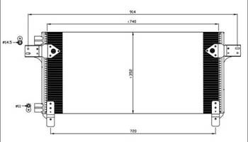 CHLODNICA KLIMATYZACJI MAN TGA 04.00-