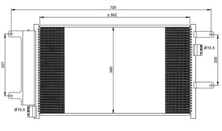 CHLODNICA KLIMATYZACJI IVECO DAILY 02-