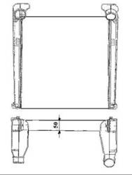 CHLODNICA POWIETRZA MAN L2000 93-