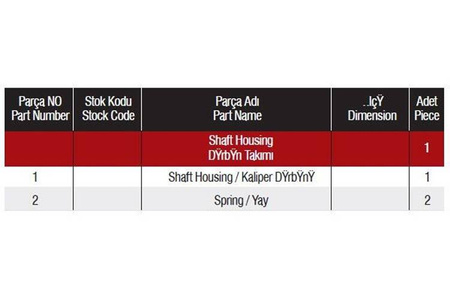 KPL.NAPR.ZACISKU HAM.KNORR - MOSTEK SN5+