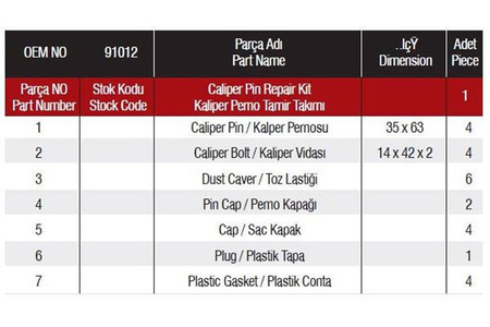 KPL.NAPR.ZACISKU HAM.HALDEX MK II,III